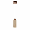 Opviq Chandelier Beige Walnut Mule - Walnut