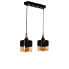 Opviq Chandelier Black 8318-2