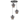 Opviq Chandelier Black 9038-3
