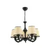  Opviq Chandelier Black Cream Fiona Coral - Black, Cream