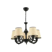  Opviq Chandelier Black Cream Fiona Coral - Black, Cream világítás