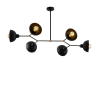 Opviq Chandelier Black Dram - 1101