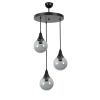 Opviq Chandelier Black Fume 8811-3