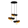 Opviq Chandelier Black Gold Sivani - MR - 966