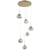 Opviq Chandelier Black White Herman - 80-06