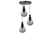 Opviq Chandelier Grey Black 9054-3