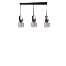 Opviq Chandelier Grey Walnut Black 9067-5 világítás