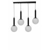 Opviq Chandelier White Black 9057-6