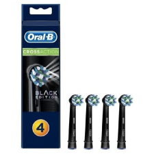 Oral-B EB50BK-4 Cross Action Elektromos fogkefe pótfej - Fekete (4db) (10PO010440) pótfej, penge