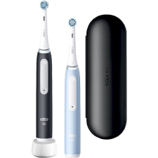 Oral-B iO3 Matt Black/Ice Blue Duo elektromos fogkefe elektromos fogkefe