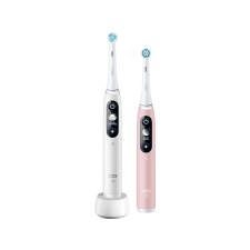 Oral-B iO6 Duo Pack elektromos fogkefe - fehér + pink elektromos fogkefe