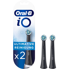 Oral-B iO Ultimate Clean Elektromos Fogkefe fej - Fekete (2db) pótfej, penge