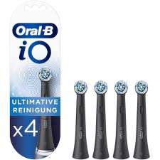 Oral-B iO Ultimate Clean Elektromos fogkefe Pótfej - Fekete (4db) (4210201319856) pótfej, penge