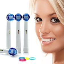  Oral B kompatibilis elektromos fogkefefej pótfej készlet - 1 csomag, 4 db pótfej, penge