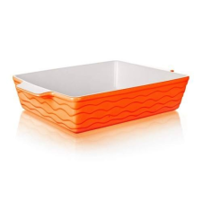  Orange kerámia sütőtál 34x21.5cm sütés és főzés