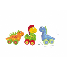 Orange Tree Toys Első dinoszauruszaim – kerekes játékkészlet, narancsfa játékok tili toli