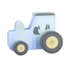 Orange Tree Toys Kék fa traktor tolójáték, Narancsfa játékok autópálya és játékautó