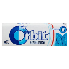  Orbit Sweetmint mentaízű cukormentes rágógumi édesítőszerrel 14 g csokoládé és édesség