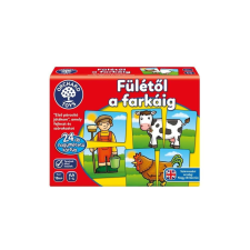 Orchard Toys - Fülétől a farkáig társasjáték (HU018) kreatív és készségfejlesztő