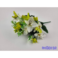  Orchidea 9 ágú selyem csokor 39 cm - Zöldes dekoráció
