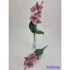  Orchidea gumis levéllel 32cm - Cirmos dekoráció
