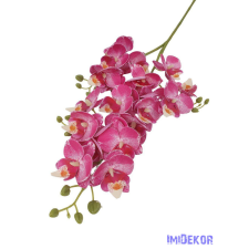  Orchidea mű 21 fejes ág 77 cm - Pink dekorációs kellék