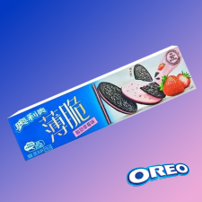  Oreo Japán eper krémmel töltött keksz 95g csokoládé és édesség