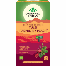 Organic India Bio Tulsi tea - Filteres, Málna-Őszibarack - Organic India tea