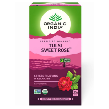 Organic India Bio Tulsi tea - Filteres, Rózsa - Organic India tea