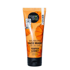 Organic Shop arcmaszk, kiegyensúlyozó, tökmagolaj és méz, 75ml arcpakolás, arcmaszk