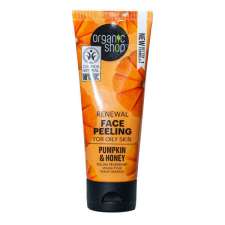 Organic Shop arcpeeling, megújító, tökmagolaj és méz, 75ml arcpakolás, arcmaszk
