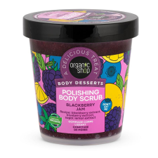 Organic Shop Blackberry Jam polírozó testradír szederdzsem, 450 ml testradír