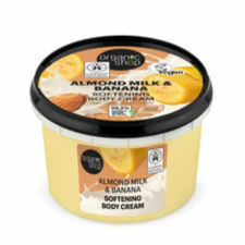 Organic Shop testápoló, puhító, mandulatej és banán, 250ml testápoló