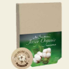  Organikus pamut jersey natúr színű gumis lepedő 180x200cm-től 200x200cm-ies matracig