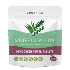 Organiqa Bio Szuperzöld tabletta 125g - 250 db gyógyhatású készítmény