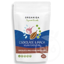 Organiqa ORGANIQA 100% BIO VEGÁN FEHÉRJE MIX CSOKOLÁDÉ-MACA 200 G vitamin és táplálékkiegészítő