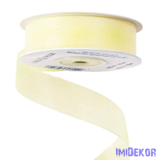  Organza szalag 20mm x 20m - Krém dekorációs kellék