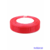 Organza szalag szegett 20mm x 45,72m - Korall