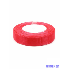  Organza szalag szegett 20mm x 45,72m - Korall szalag, masni
