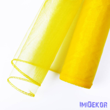  Organza szegett 20cm x 8,2m - Citromsárga dekorációs kellék