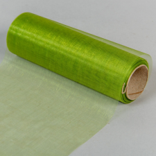  Organza tekercs 108 mohazöld 15cmx10m dekorációs kellék