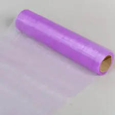  Organza tekercs 140 lila 23cmx10m dekorációs kellék