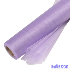  Organza tekercs 24cm x 10m - Levendula dekorációs kellék
