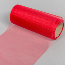 Organza tekercs 33 piros 12cmx10m dekorációs kellék