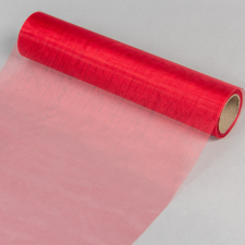  Organza tekercs 33 piros 23cmx10m dekorációs kellék