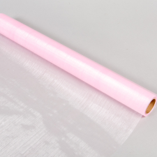 Organza tekercs 43 babarózsaszín 48cmx10m dekorációs kellék
