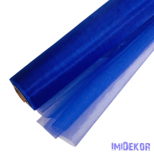  Organza tekercs 48cm x 10m - Királykék dekorációs kellék