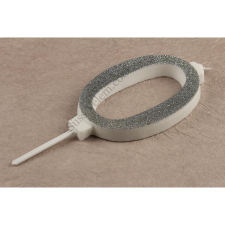  Óriás ezüst csillámos 0 számgyertya party kellék