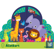 Óriás puzzle - Állatkert gyermek- és ifjúsági könyv