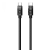 Orico CDX-60CC 60W USB-C apa - USB-C apa 2.0 Adat és töltő kábel 1m - Fekete (CDX-60CC-BK-BP-IP)